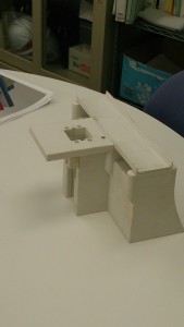 取水塔3Dモデル模型