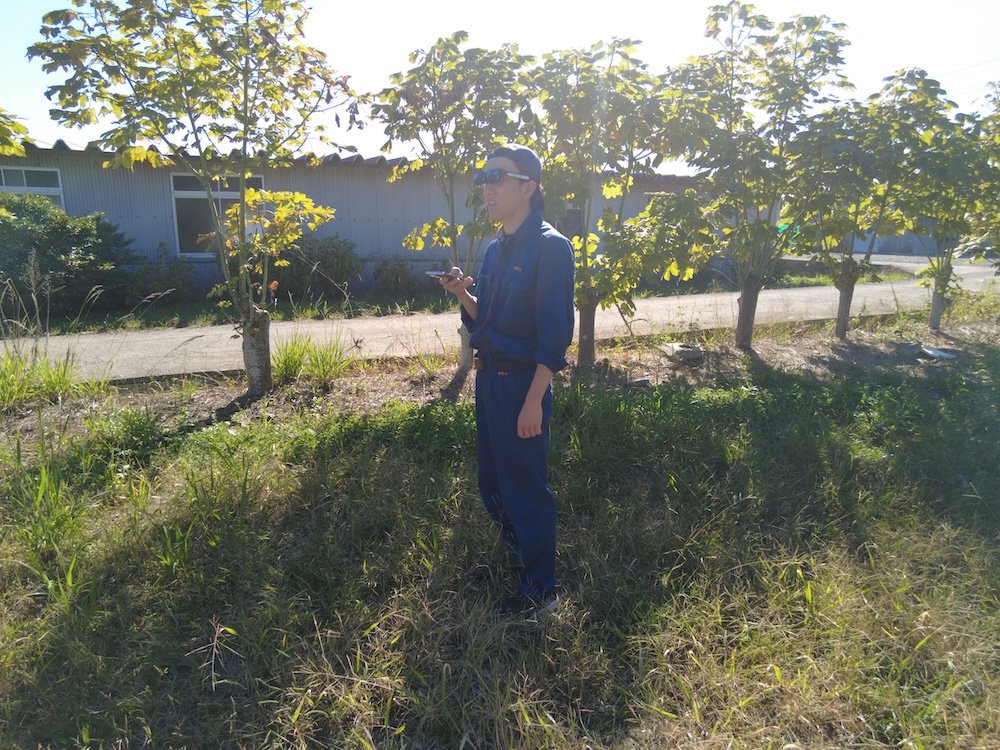 ARで密室空間を体感 環境土木科