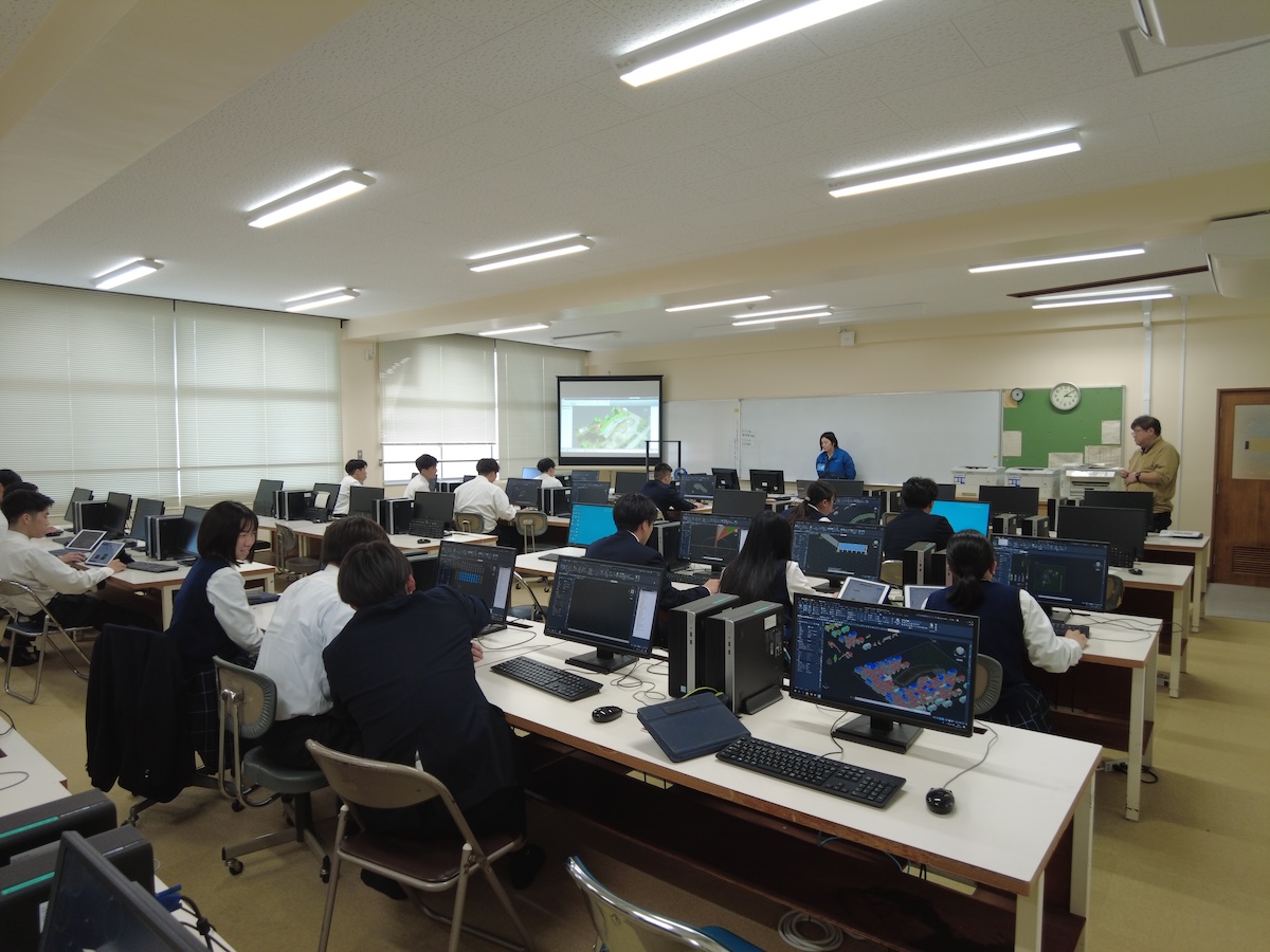 授業に集中していく様子 国東高校