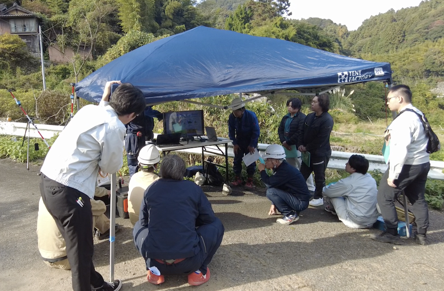 ドローンの説明 国東市産学官