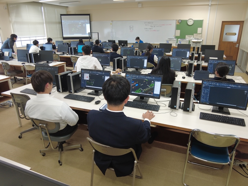 環境土木科 ソリッドモデル配置