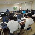 没入する瞬間 環境土木科 国東高校